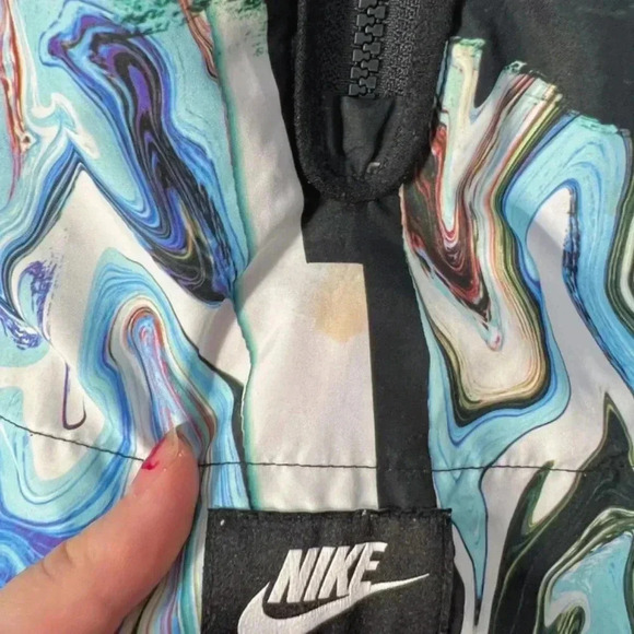 Nike Women's Marble Half Zip Windbreaker Running Jacket Size M - Picture 8 of 8